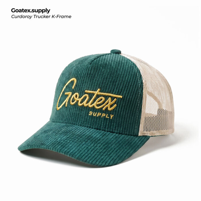 Goatex Supply -  Emerald Gold Curdoroy Trucker